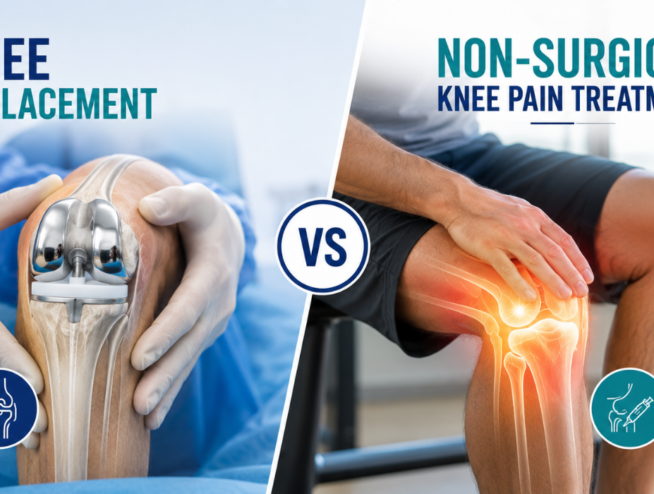 Knee replacement vs non-surgical knee pain treatment options